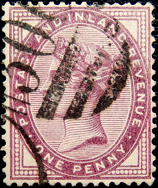 Великобритания 1881 год . Королева Виктория . 1p . Каталог 2,25 фунта . (013) 